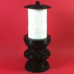 ΗΛΕΚΤΡΙΚΟ ΚΑΝΤΗΛΙ ΜΕ ΤΗΝ ΑΓΙΑ ΧΡΙΣΤΙΝΑ ΜΙΚΡΟ ΜΑΥΡΟ