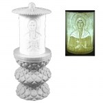 ΗΛΕΚΤΡΙΚΟ ΚΑΝΤΗΛΙ ΜΕ ΤΗΝ ΑΓΙΑ ΧΡΙΣΤΙΝΑ ΜΙΚΡΟ ΜΑΡΜΑΡΟ