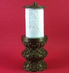 ΗΛΕΚΤΡΙΚΟ ΚΑΝΤΗΛΙ ΜΕ ΤΟΝ ΑΓΙΟ ΧΡΙΣΤΟΦΟΡΟ ΜΙΚΡΟ ΧΡΥΣΟ