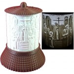 ΗΛΕΚΤΡΙΚΟ ΚΑΝΤΗΛΙ ΜΕ ΤΗΝ ΥΨΩΣΗ ΤΟΥ ΤΙΜΙΟΥ ΣΤΑΥΡΟΥ ΧΑΛΚΟΥ